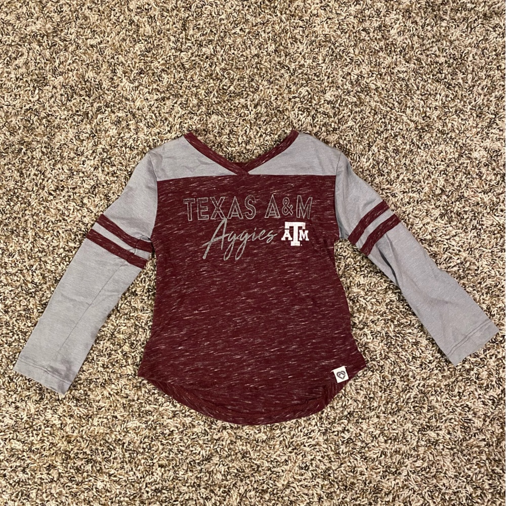 Texas A&M toddler long sleeve shirt